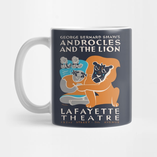 "Androcles and the Lion" Federal Theatre Poster by TuncGK